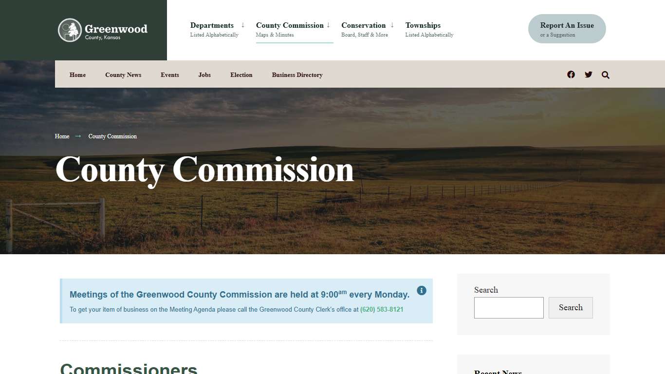 County Commission – Greenwood County, Kansas